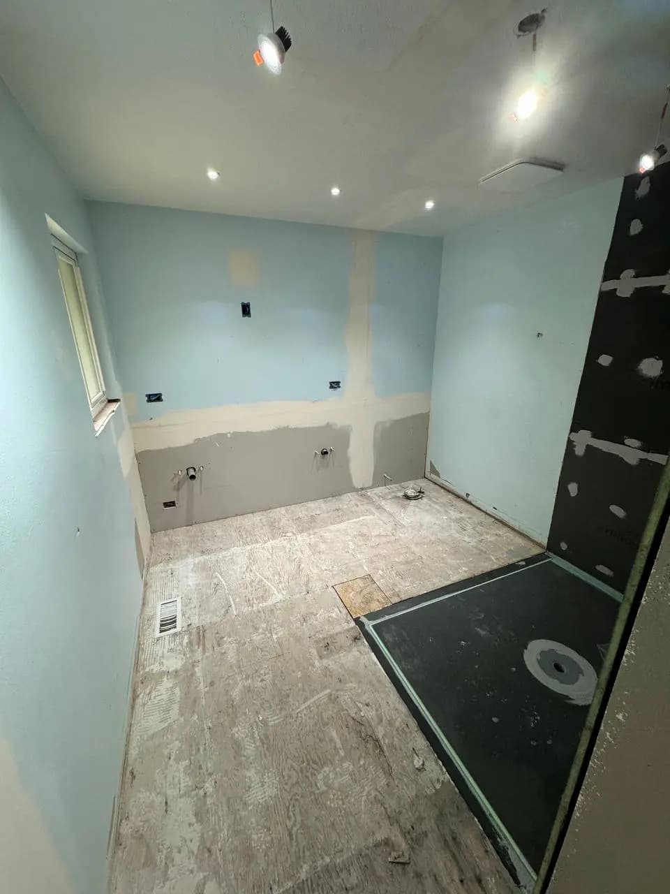 Spacious bathroom — Before 1