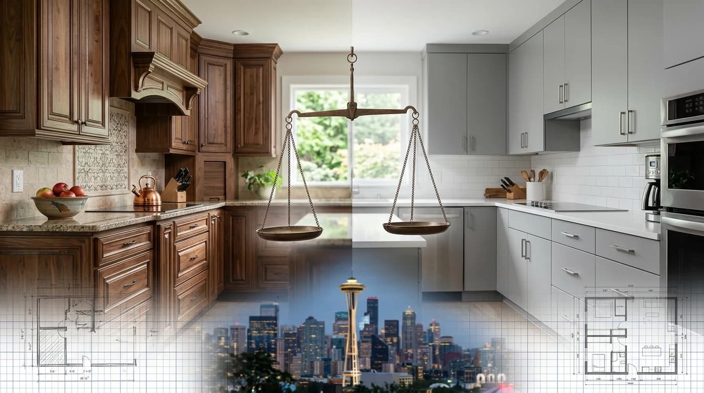 Custom vs. Semi-Custom Cabinets in Seattle: Which Option Fits Your Remodel?