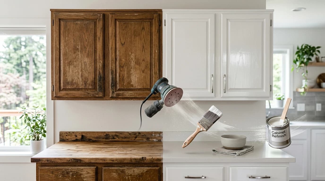 Cabinet Refinishing in Bellevue, WA: Transform Your Kitchen on a Budget