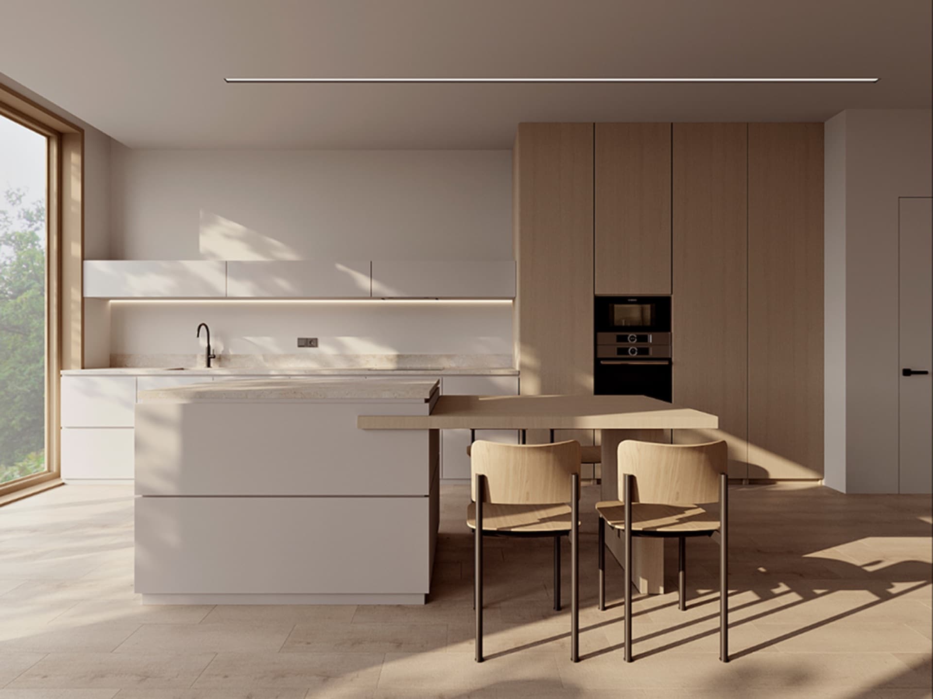 Modern kitchen interior